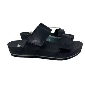 New Balance Womens City Black Slide Sandals Size 10D